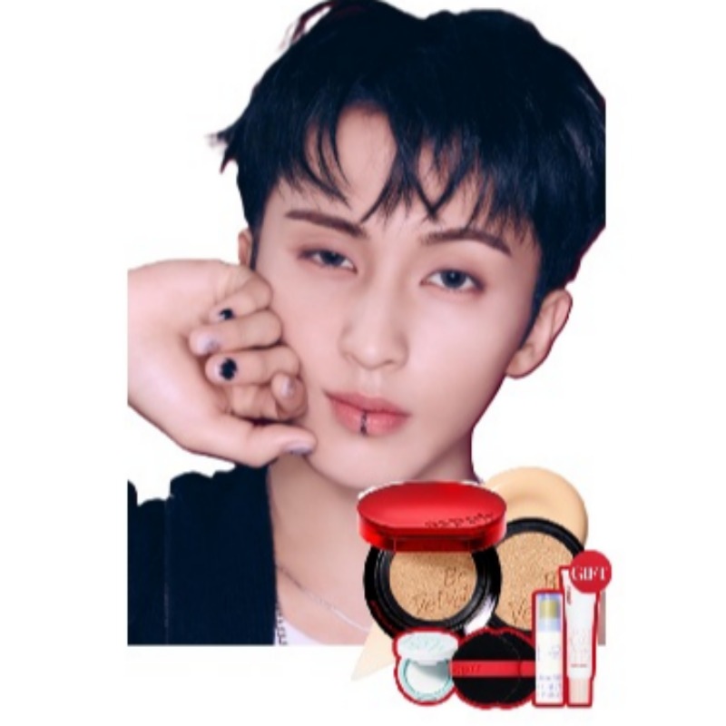 NEW ビーベルベット クッション(本品+リフィル+パフ2枚)+ミニパウダー+日焼け止め20ml+サンセラム5ml