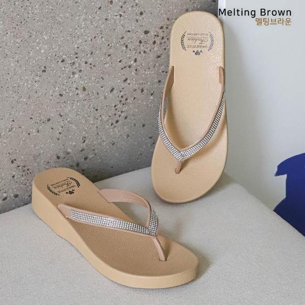 レディース夏ウェッジヒール ビーチサンダル SS11