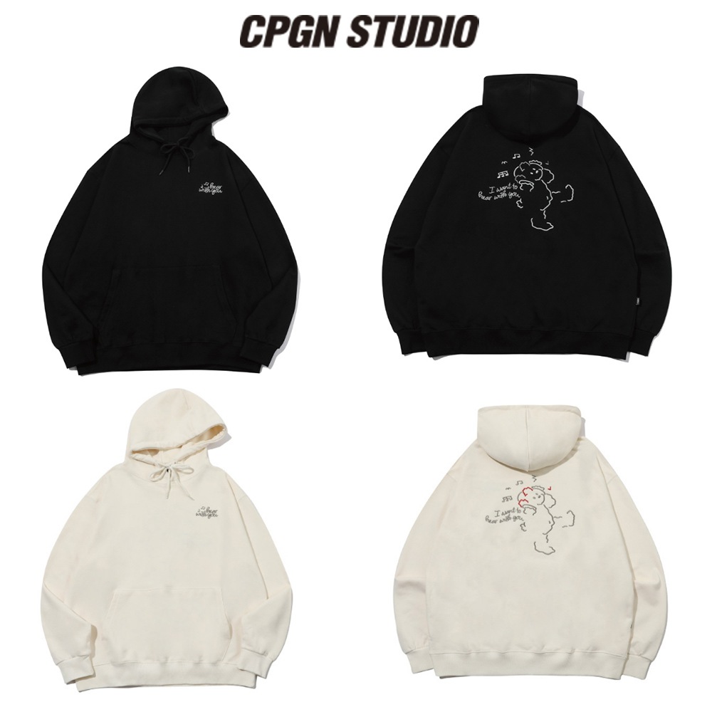 【CPGN STUDIO】 Hear with you Embroidery Hoodie
