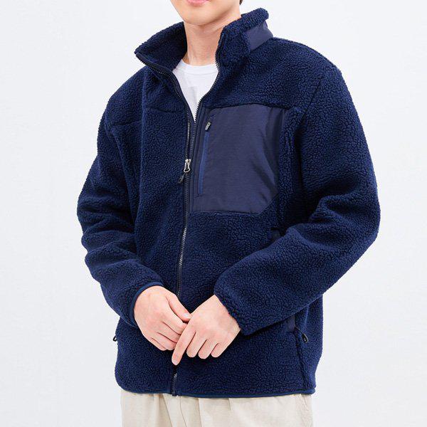 Hスタイル(KH)JK480Wヘビーフリースジャケット 冬 男女共用 羊毛ジャンパー フリース ジャケット アウター ビッグサイズ