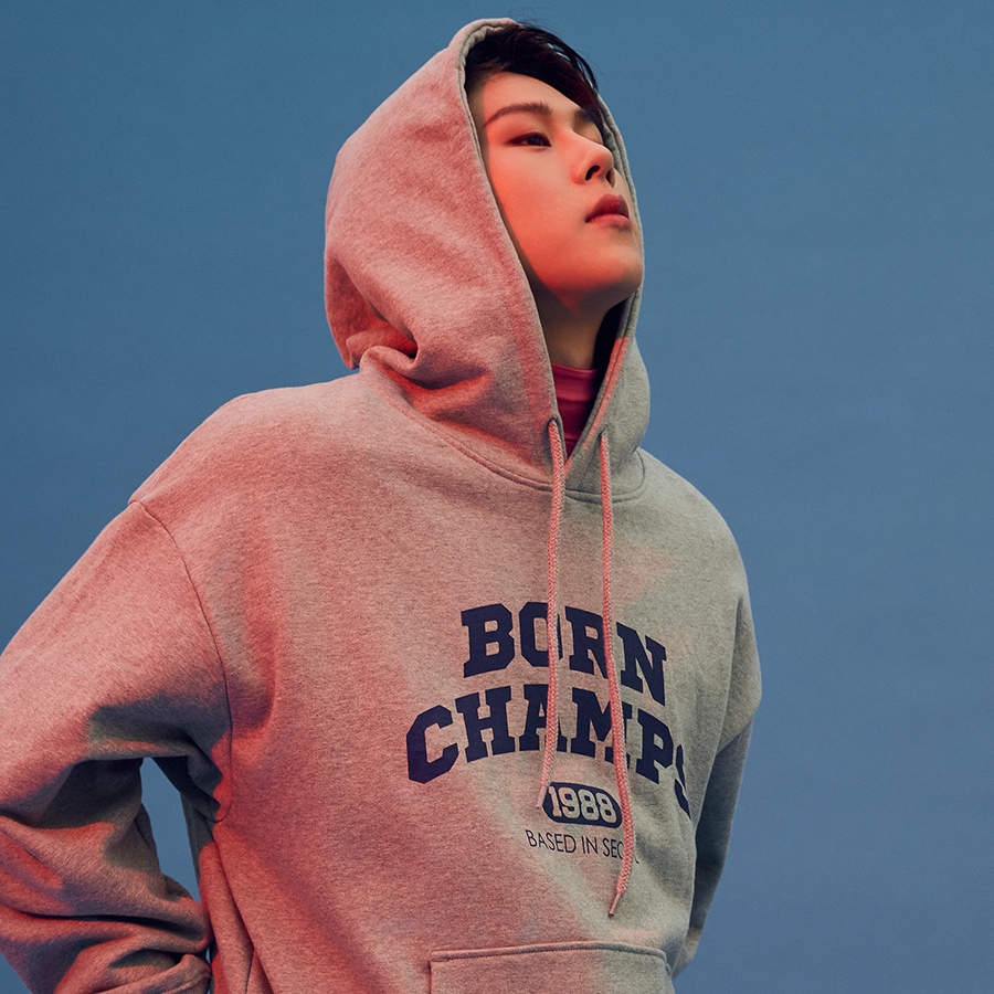 BC ARCH LOGO HOODY B21FT04 4COLOR