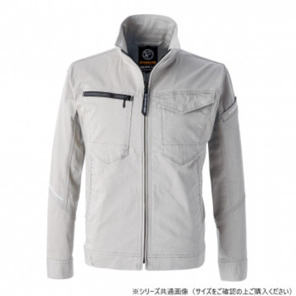 イーブンリバー ソリッドストレッチジャケット ストーンシルバー(55) サイズ:4L US1607