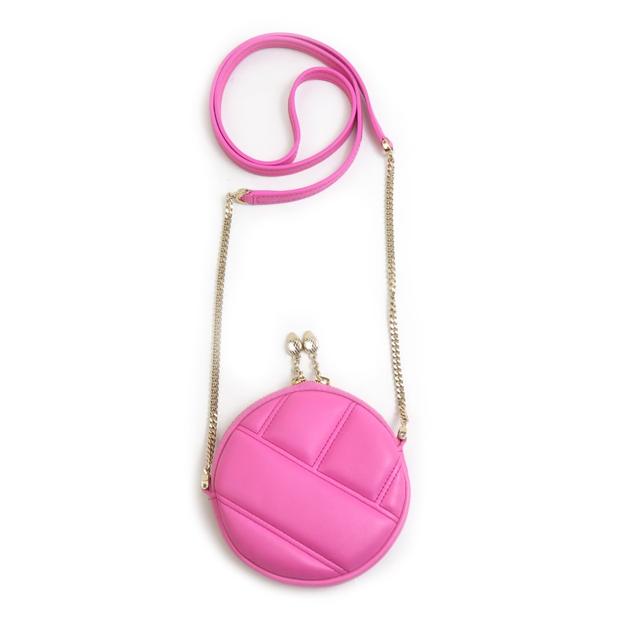 ブルガリ BVLGARI ポーチ ショルダーポーチ セルペンティ フォーエバー レザー ピンク レディース r11159a