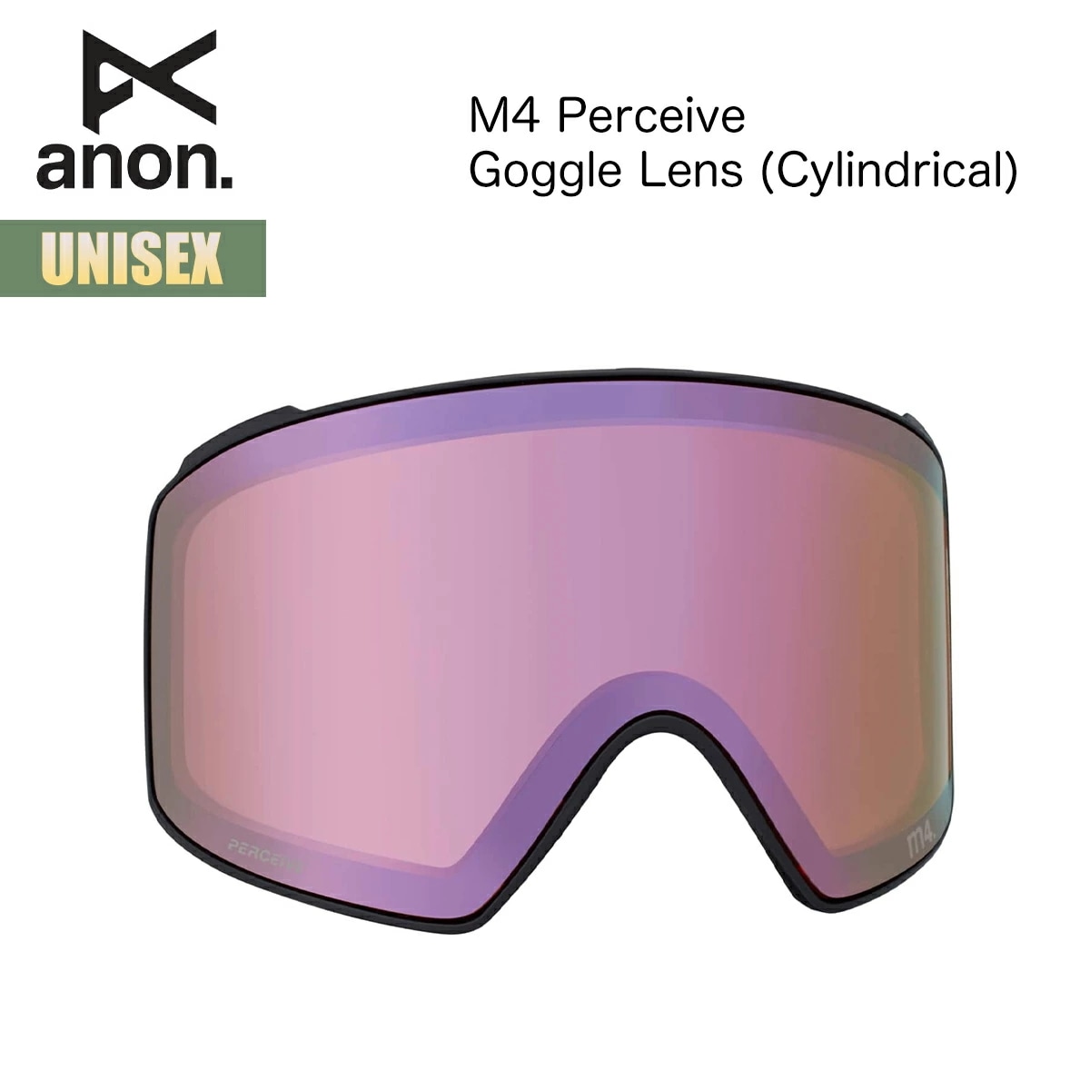 アノン スノーゴーグル レンズ 24-25 Anon Anon M4 Perceive Goggle Lens Cylindrical W25JP-222731 シリンドリカル Cloudy Pink
