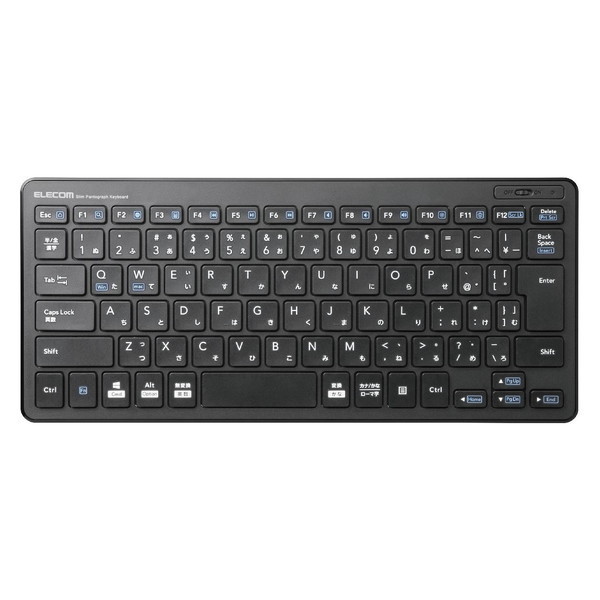 TK-FDP098TBK ワイヤレスミニキーボード パンタグラフ式 薄型 ブラック メーカー直送 5,212円