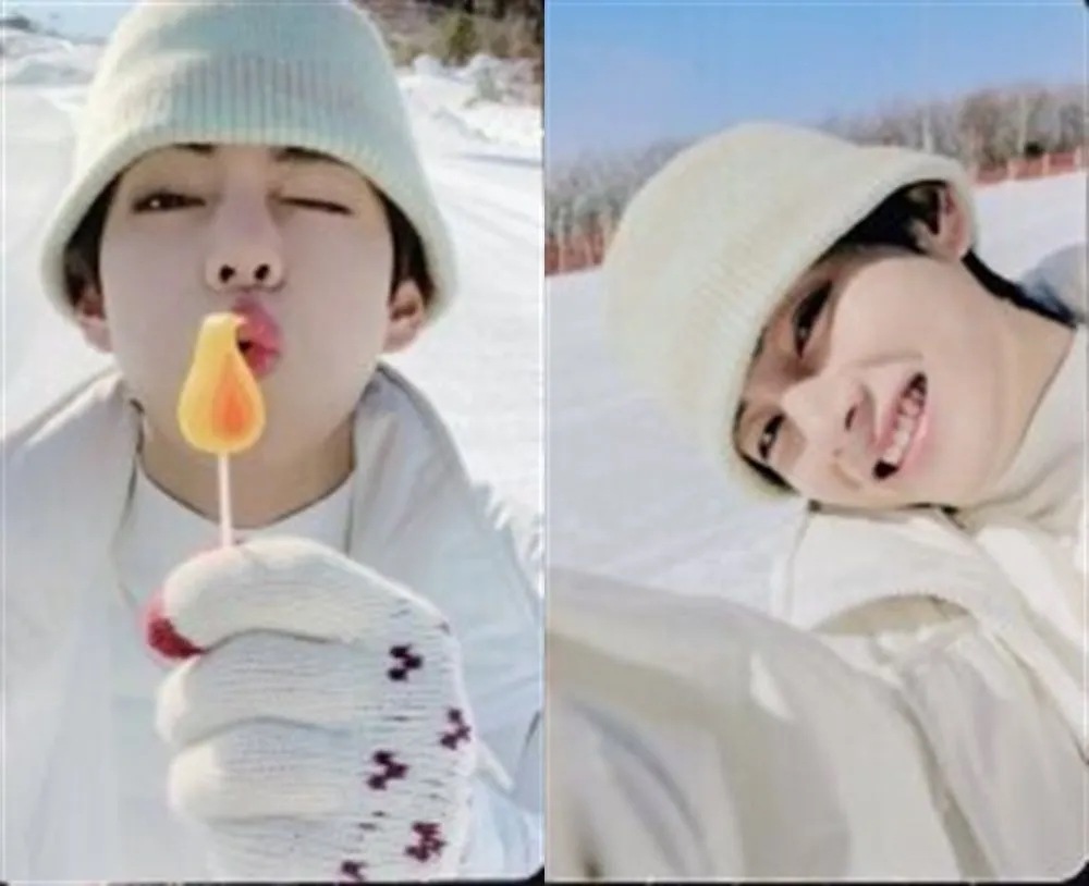 BTS(防弾少年団) 公式グッズ 2021 WINTER PACKAGE トレーディングカード V(テヒョン/テテ)