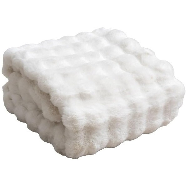 1195990140310 ラピアスP ダブル 製品 IV 180X200 アイボリー 毛布 メーカー直送