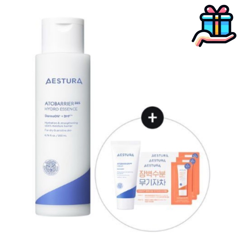 [韓国人気1+2]365 ハイドロ エッセンス 200ml 追加贈呈 クリーム 30ml+無機日焼け止め3ml 水分 スキンケア 栄養 高保湿 敏感肌 角質 肌のキメ 韓国コスメ 肌バリア