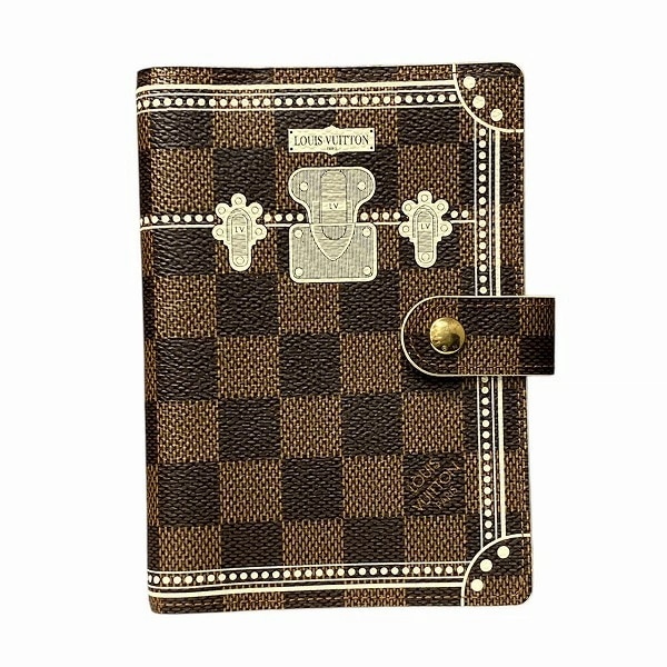 ルイヴィトン トランク アジェンダPM R20968 6穴式手帳カバー ユニセックス【中古】