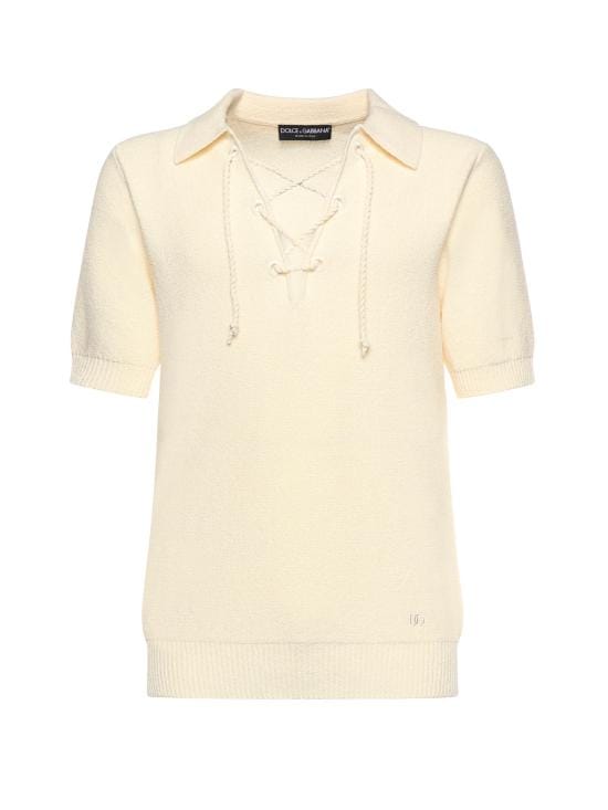 DOLCE & GABBANA Men Polo Shirts GXXBUZ JGMH0A3791 Beige