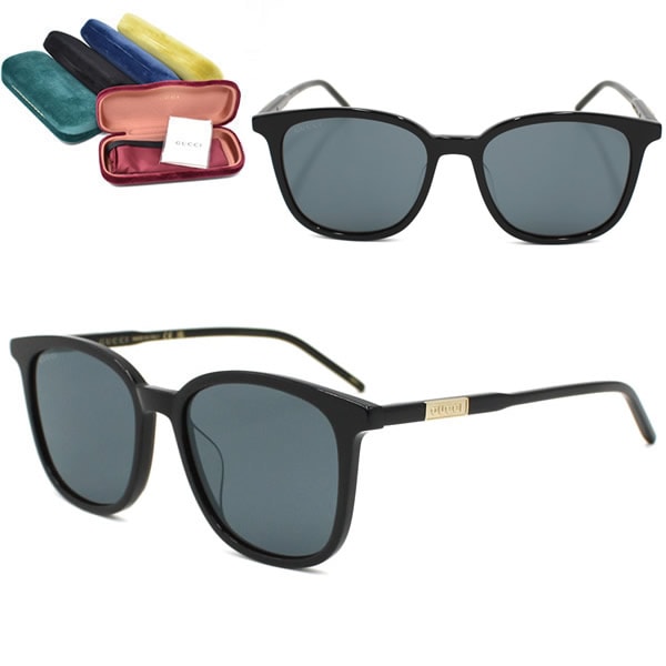 サングラス GG1158SK-001 サングラス アジアンフィット メンズ レディース ユニセックス ブラック グレー
