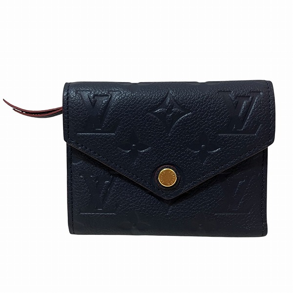 ルイヴィトンアンプラント ポルトフォイユ・ヴィクトリーヌ M64577 3つ折り財布【中古】