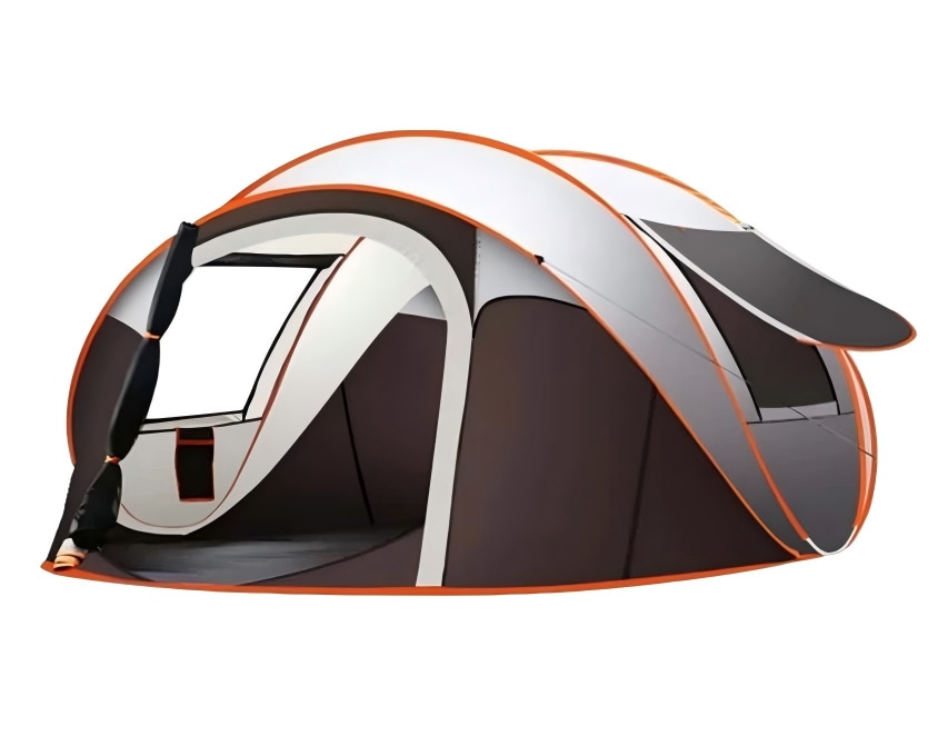 1個 アウトドアキャンプテント ビーチトリップワンタッチポップアップテントキャンプ&ハイキングボートキャンプテントポータブルバックパック自動テント 防風防水広々空間簡単設置2/3/4/5/