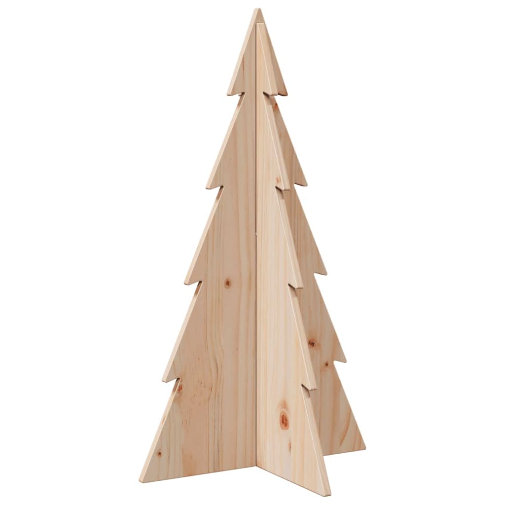 木製クリスマスツリー デコレーション用 80cm パイン無垢材
