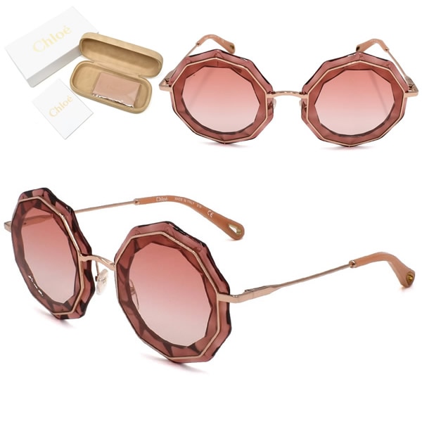 サングラス CE160S-860 UVカット レディース コーラル ローズゴールド ピンクグラデーション