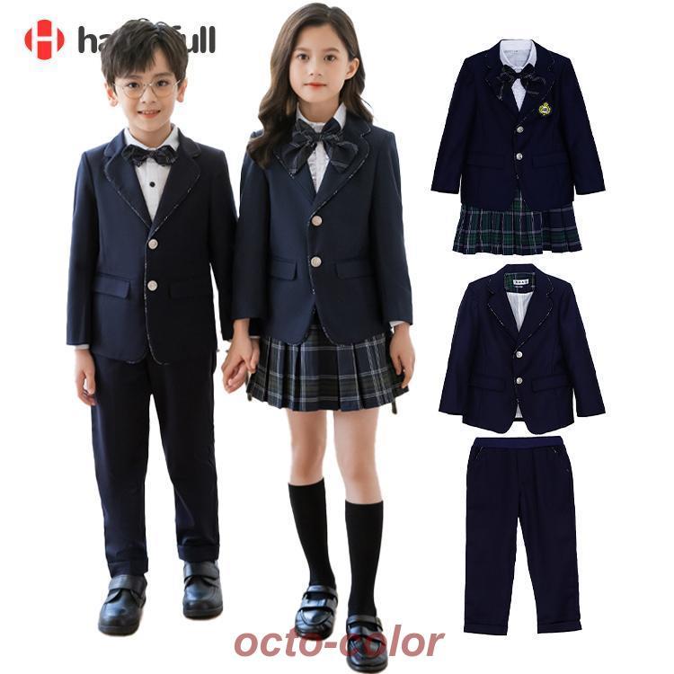 【ROSEBLINK】紺 ネイビー スーツ 小学校 中学生 通学制服 フォーマル 100 110 120 130 140 150 160 170 180 キッズ フォーマル 入学式 女の子 男の子 ユ