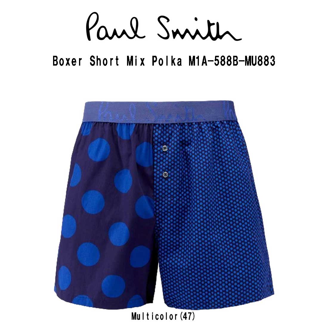 Paul Smith トランクス 前開き 総柄 ドット メンズ 男性用下着 Boxer Short Mix Polka M1A-588B-MU883