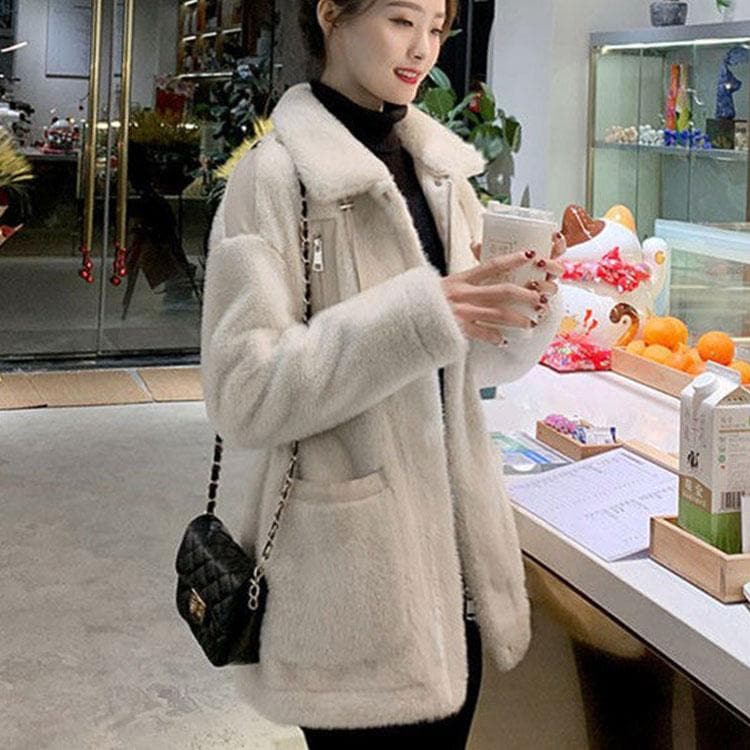 超目玉新品 秋冬 レディース ファーコート 毛皮コート ボアジャケット　ボアコート　レディースコート フェイクファー アウター ジャケット　暖かい 通勤