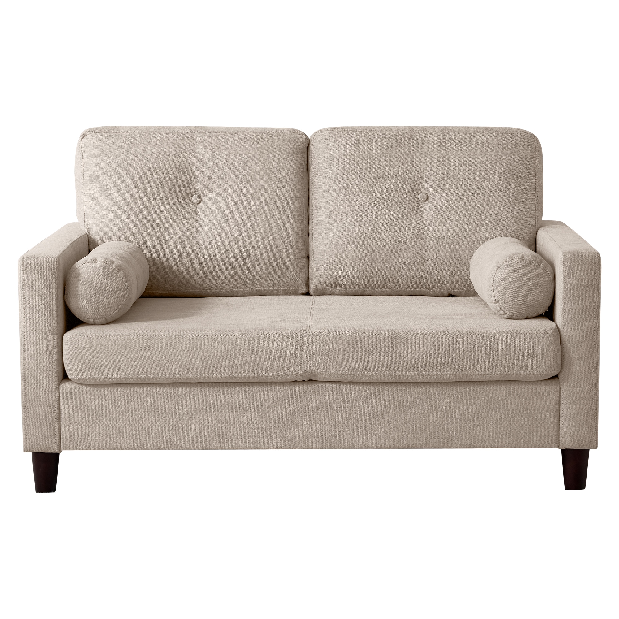 ソファ 二人掛け カウチ 抱き枕付き ソファー おしゃれ Brown Gray FabricGGSP50