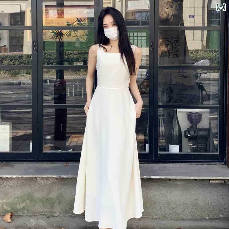 ワンピース　ドレス　おしゃれ 高級 フランス サスペンダー ドレス 女性 2025 ベスト ユニークな 美しい ロング スカート