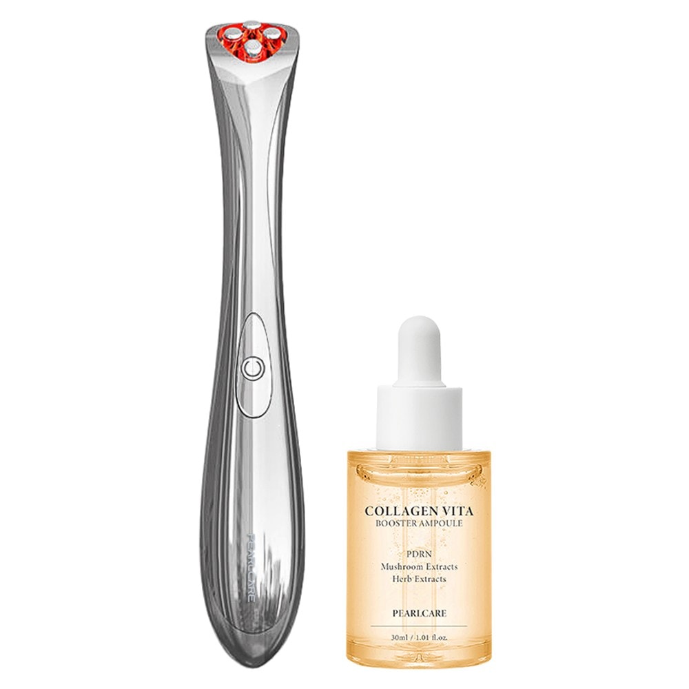 [美顔器]1MHz高周波6in1目元マッサージガルバニックEMS目下マッサージ目下脂肪トータルケアコラーゲンビタアンプルパッケージ