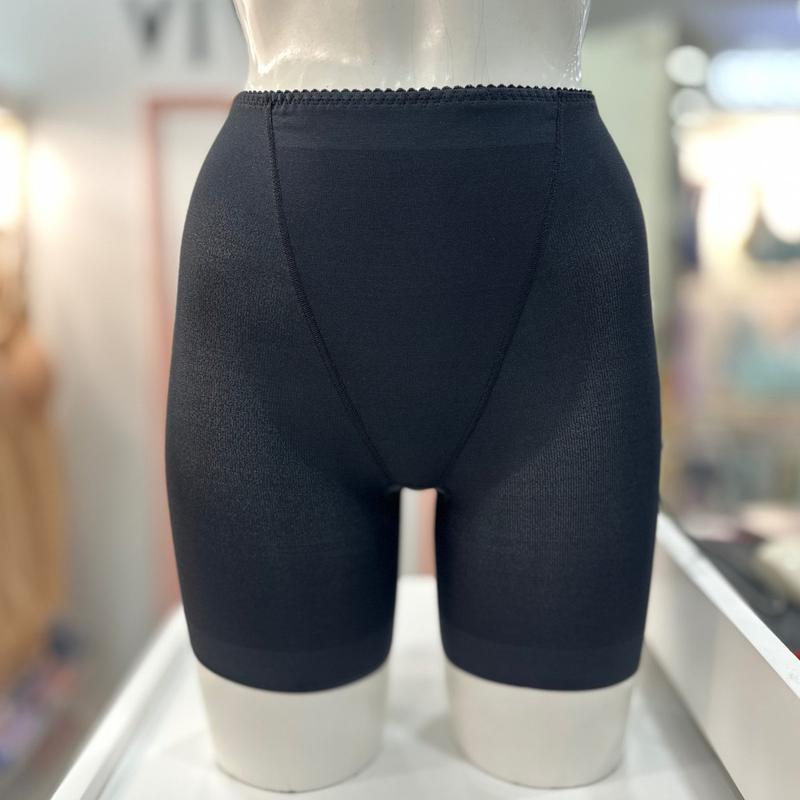 BBM ジャカード生地ロング四角ガードルパンティー GP300L BK_DG