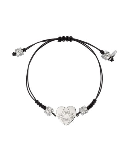 NFF heart bloom bracelet black ハートブルームブレスレット ブラック 韓国アクセサリー