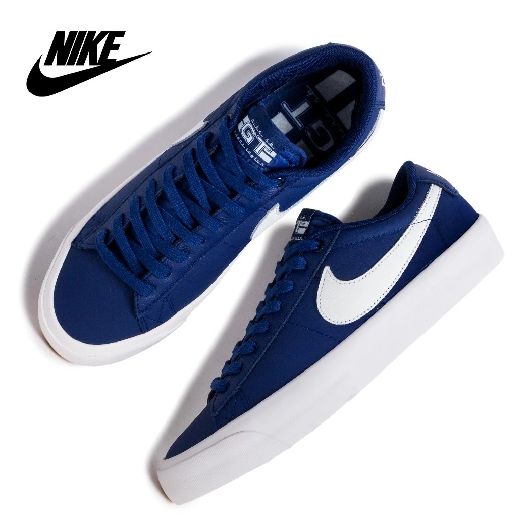海外限定 NIKE ナイキ ブレーザー ブレイザー SB BLAZER LOW PRO ズーム ロー プロ スニーカー GT BLUE VOID ( 日本未発売 ブルー 青 スケート DV1226-4