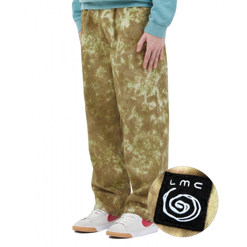 LMC タイダイイージーパンツ オリーブ
