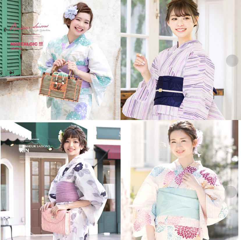 【急速発送】浴衣伝統スタイルコットン生地兵児帯 セット 和服秋の万能アイテム