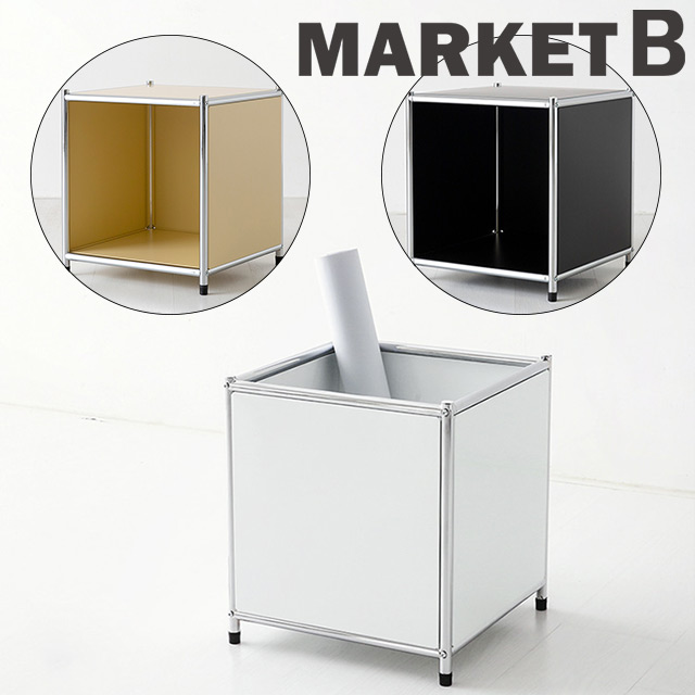 SIMPLIE 収納ボックス 3色(ホワイト/ソリッドベージュ/マットブラック) モジュールタイプ BC260 サイドテーブル