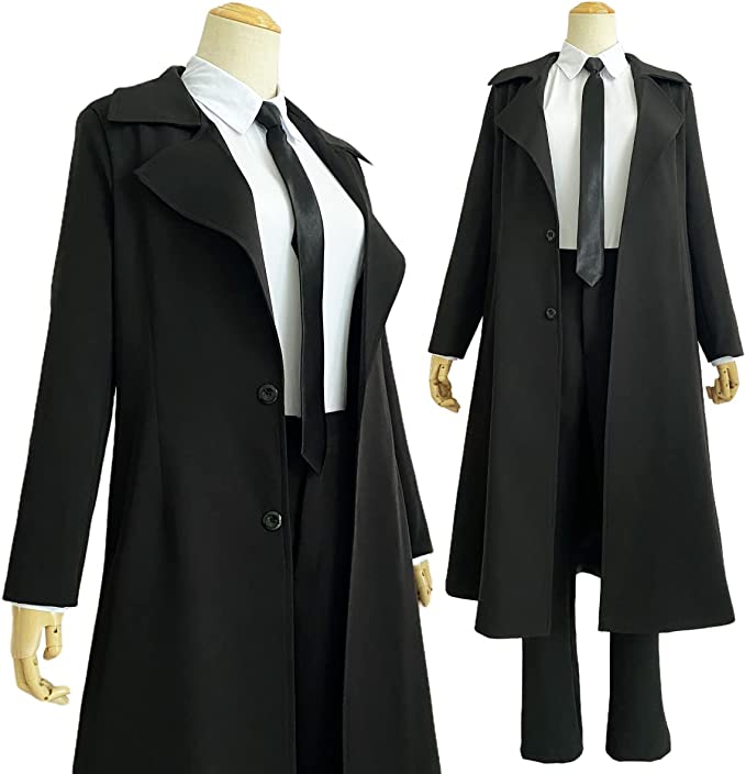 チェンソーマンデンジ チェンソー マキマスーツ　制服　　ウィッグ付きコスプレ 演出服 コスチューム 舞台装 ドレス クリスマス ハロウィン 祝日贈り物…