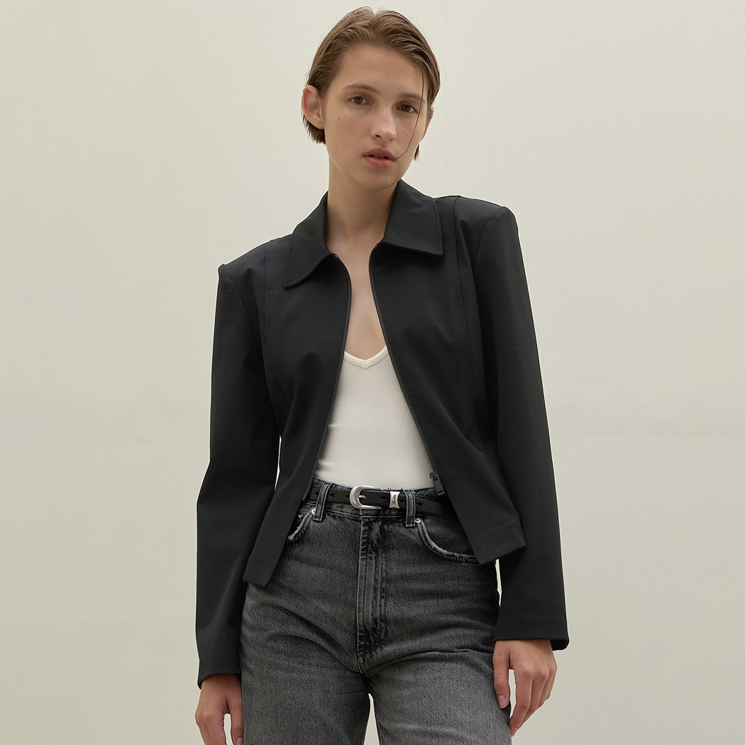 Hazel Setup Slim Line Zip-up Jacket (JK-2909)