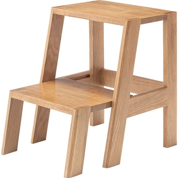 ステップ台 ナチュラル （約W37×D35~51×H45.5cm） 完成品