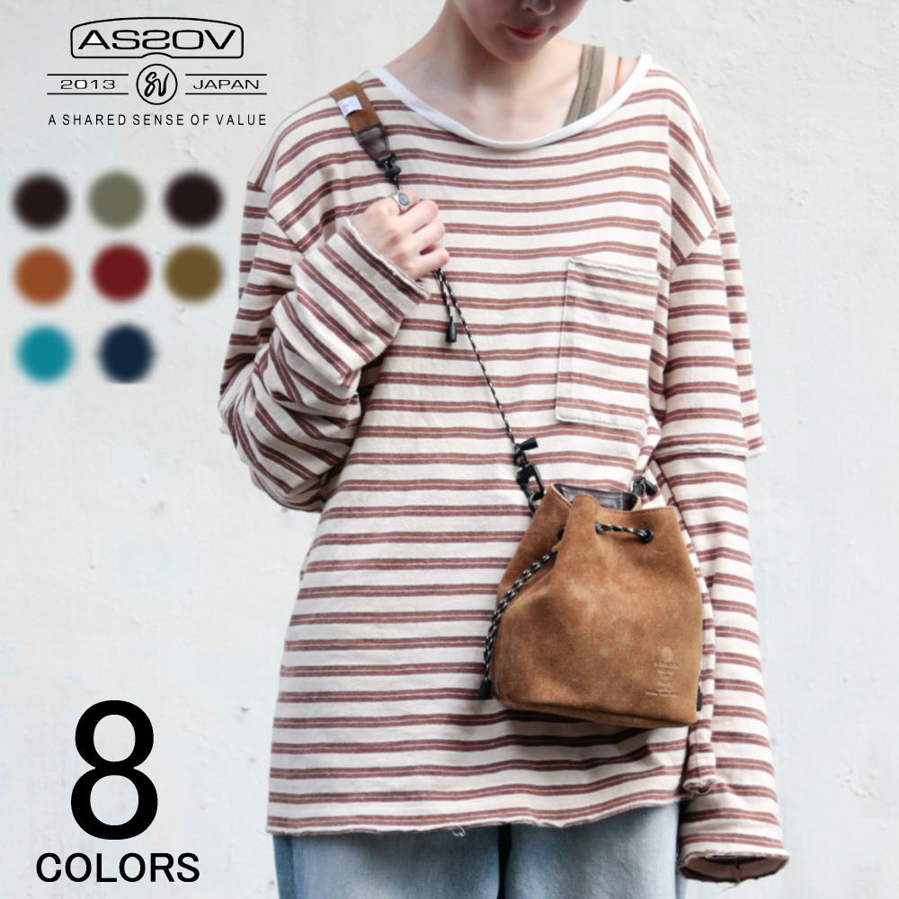 正規品 ウォータープルーフ スエード ミニ ドロー ストリング ショルダー 091757