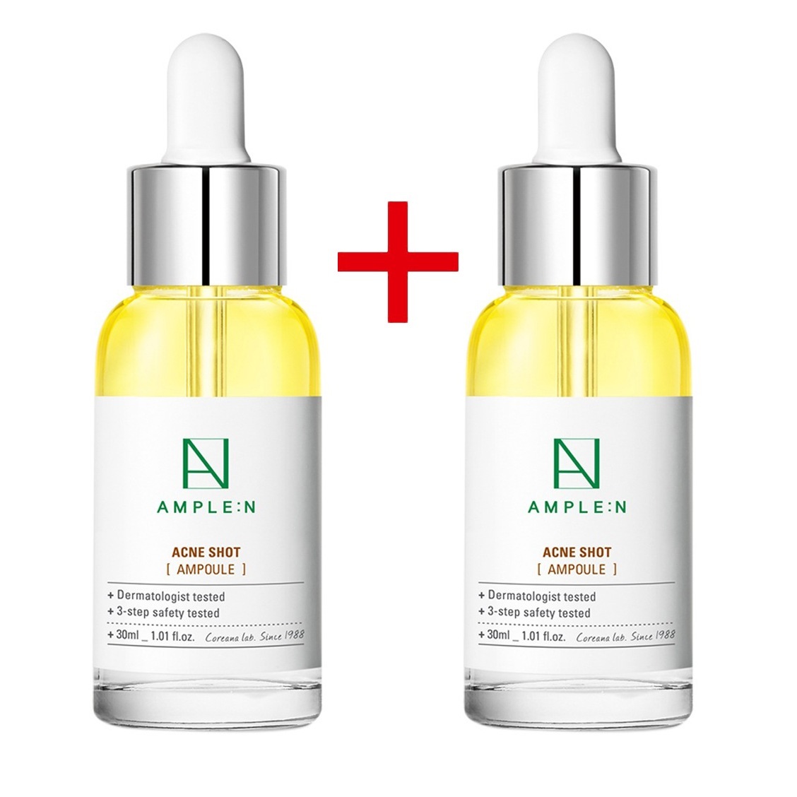 [1+1]アンプルエンアクネショットアンプル, 30ml+30ml(皮脂調節/敏感肌/鎮静ケア/水分鎮静)