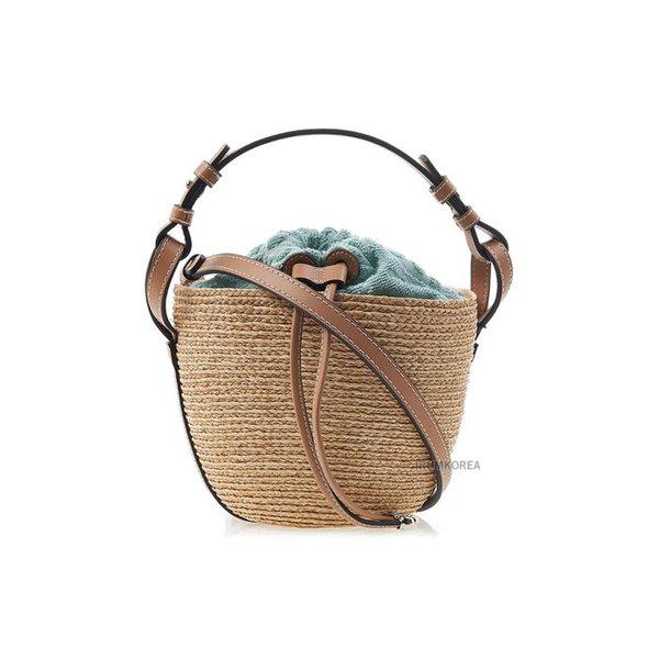 [ヘレンカミンスキー] SS25 女性 アグア バケットバッグ BAG51753 NATURAL SEAGLASS