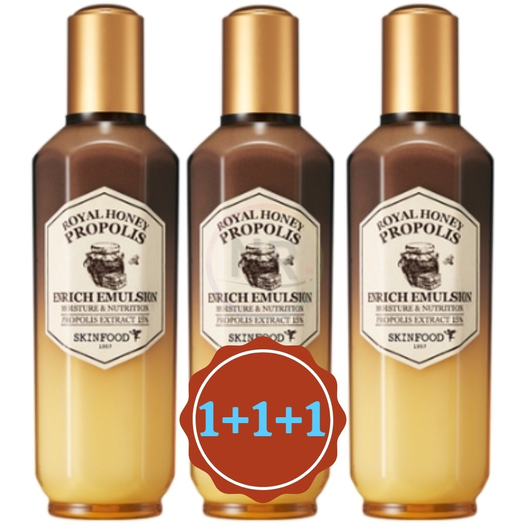 1+1+1 ロイヤルハニープロポリス インリッチエマルジョン 160ml 鎮静 弾力 保湿 栄養供給