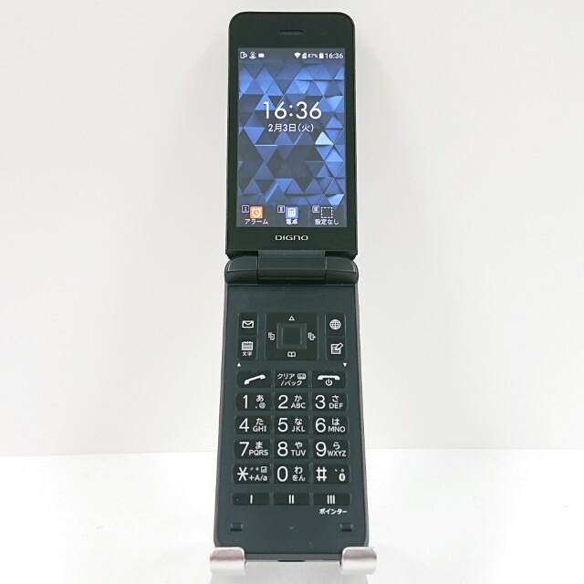 DIGNO ケータイ4 NPA204KC SoftBank ブラック 送料無料 本体 c16953 【中古】