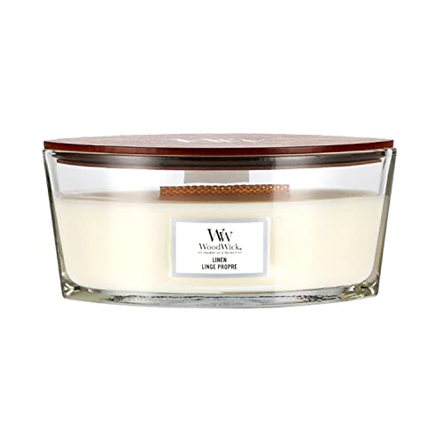 カメヤマ Wood Wick ハースウィックL 「 リネン 」 キャンドル フレッシュ W94005