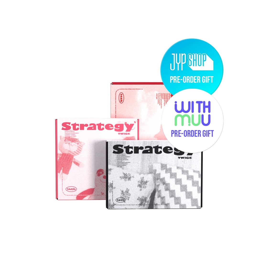 【ONLINE特典選択】 TWICE - STRATEGY / アルバム3種セット