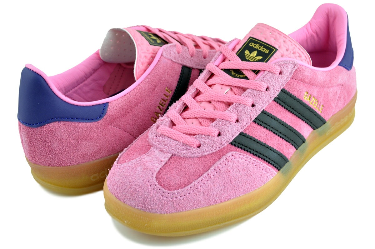 ガゼル インドア ウィメンズ ブリスピンク コアブラック カレッジエイトパープル ie7002