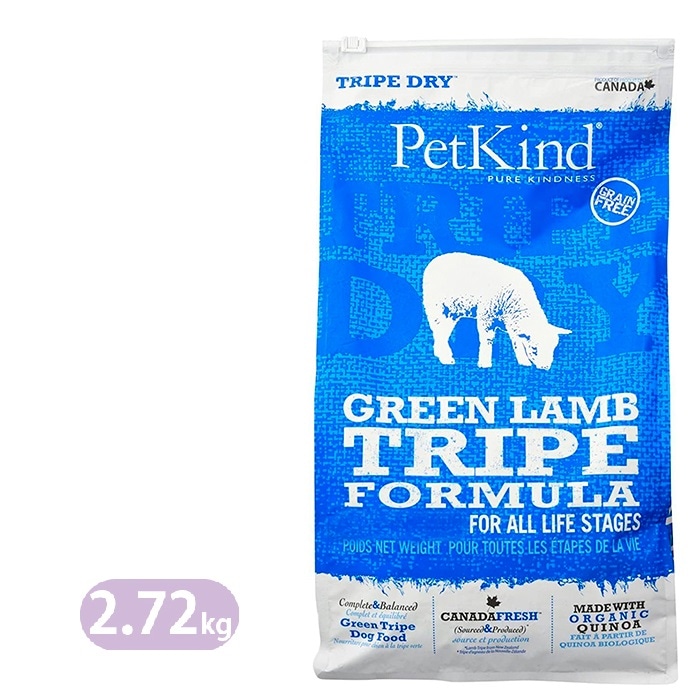 ペットカインド グリーンラムトライプ 2.72kg ドッグフード Petkind 全犬種 全年齢