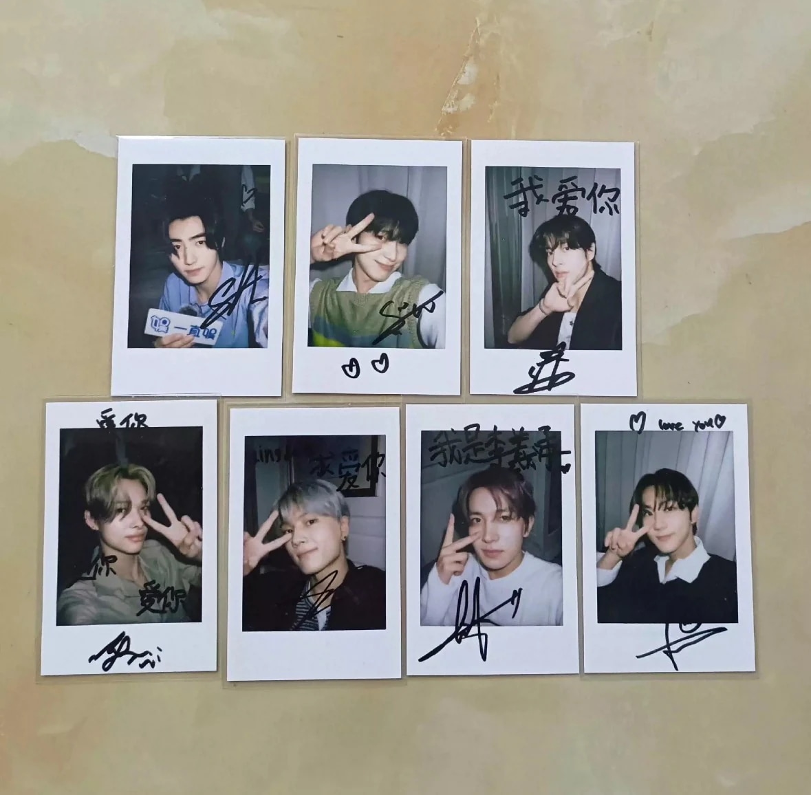 公式ENHYPENyzy一直娱mini4yzy7.0ポラロイド特典公式グッズ写真員7枚セット