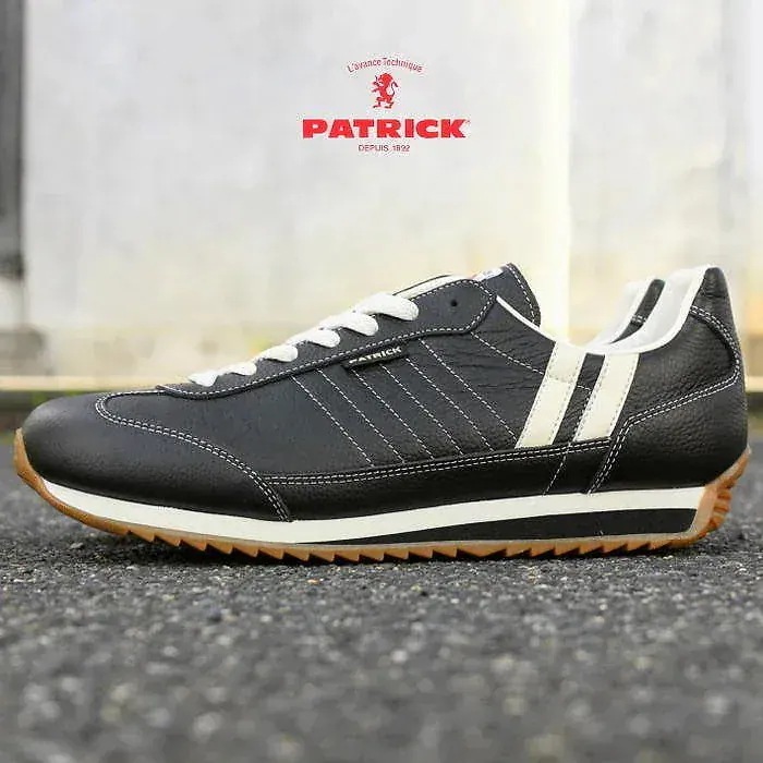 正規品 スニーカー MARATHON-L マラソン レザー BLK ブラック 98701