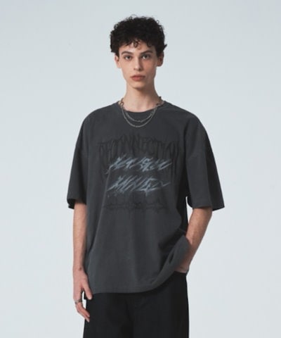 梵字柄刺繍 髑髏 リバーシブル スカジャン レオパード Y2K 平成ギャル