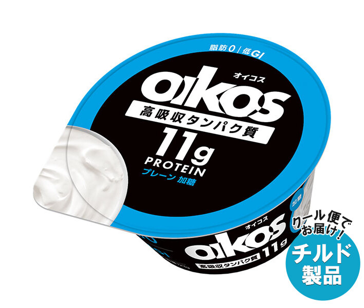 チルド ダノンジャパン オイコス 脂肪0 プレーン・加糖 123g＊12個入＊(2ケース)