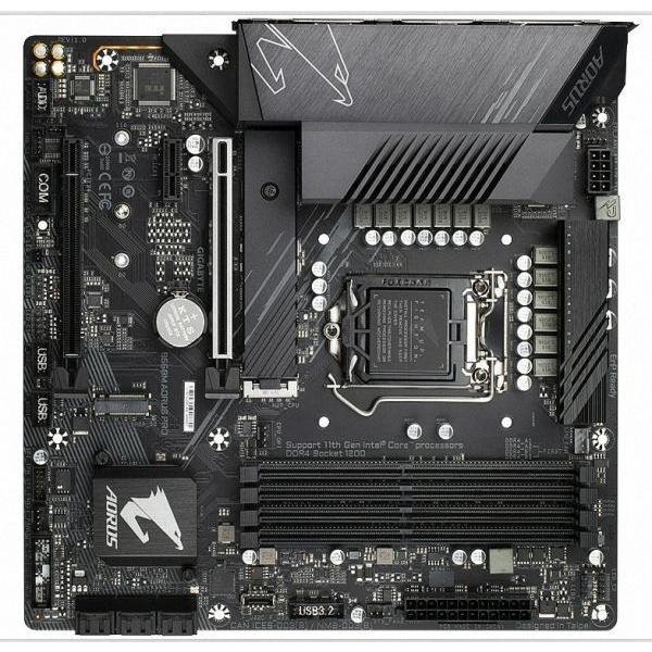 GIGABYTE B560M AORUS Pro Intel B560 LGA1200 DDR4-3200 128GB M.2 SATA Intel 2.5GbE LAN Motherboard