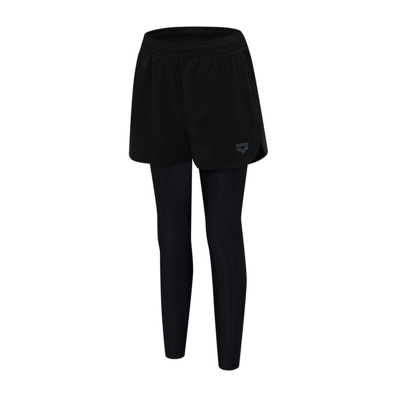 エブリデー 女性 レジャー 9分丈 レギンス パンツ A6BL1PW03 ( BLK )