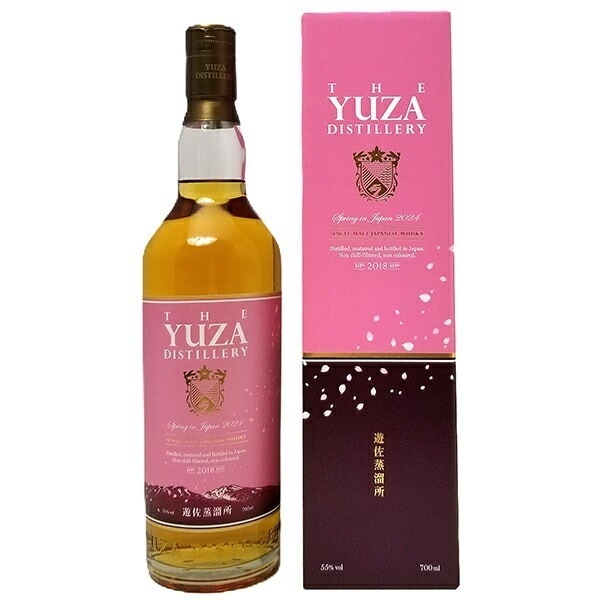 2024 YUZA スプリング イン ジャパン シングルモルト ジャパニーズ ウイスキー 遊佐蒸溜所 55度 700ml 箱付 ウイスキー ^YAYZSPJE^